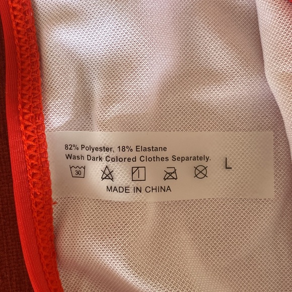 🆕Ring-linked Cut Out Bandeau Top w/ Wide Trim High Cut Bottom: Bikini Set🌹Red - Picture 10 of 10